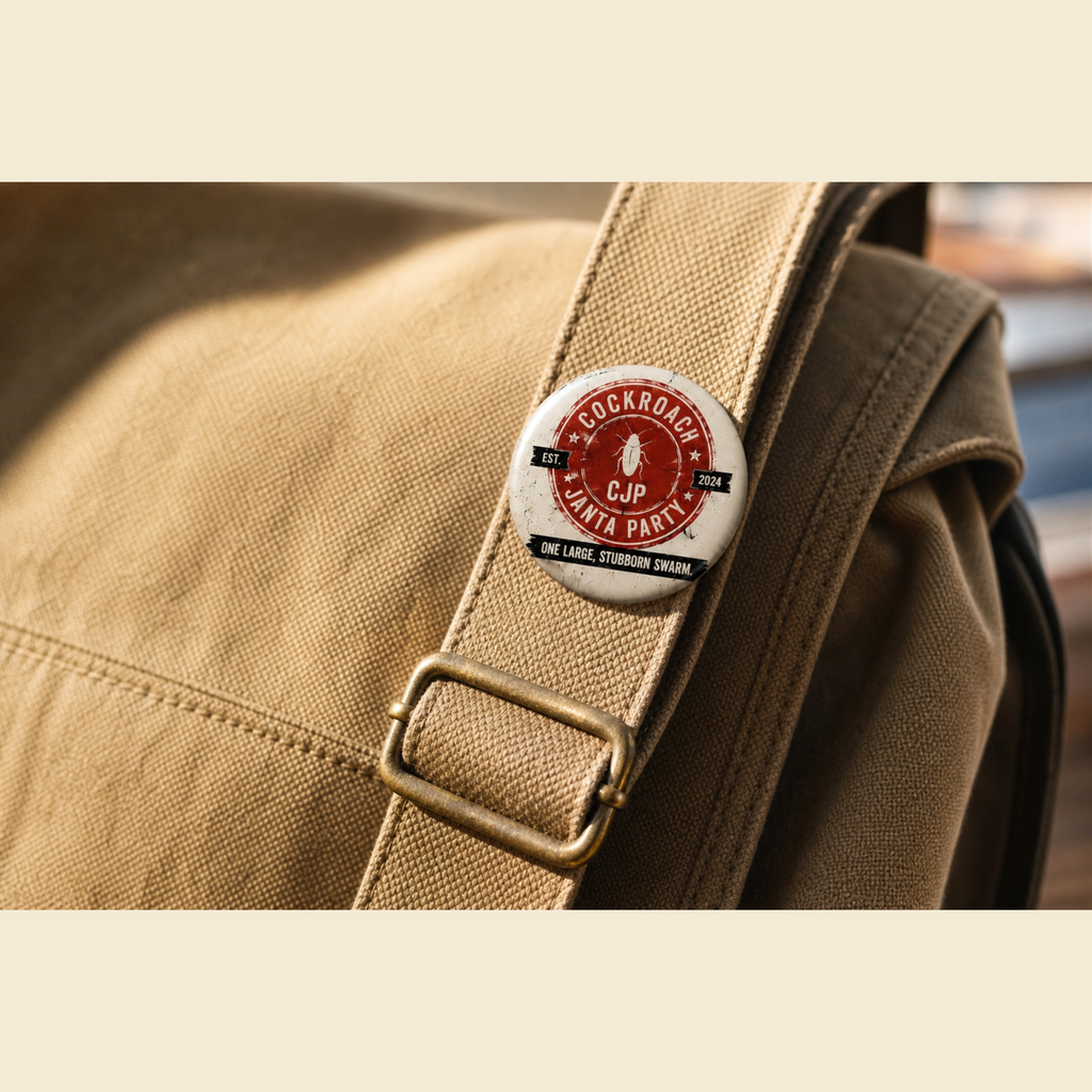 CJP Logo Seal Pin Badge