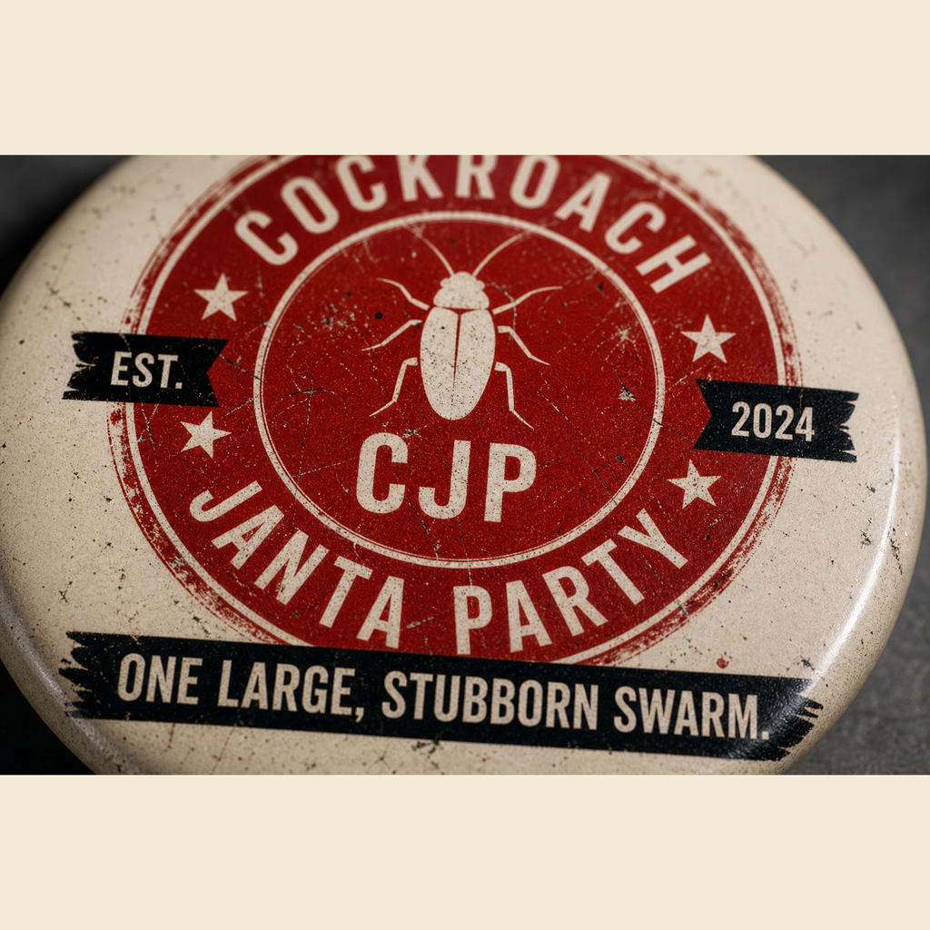 CJP Logo Seal Pin Badge