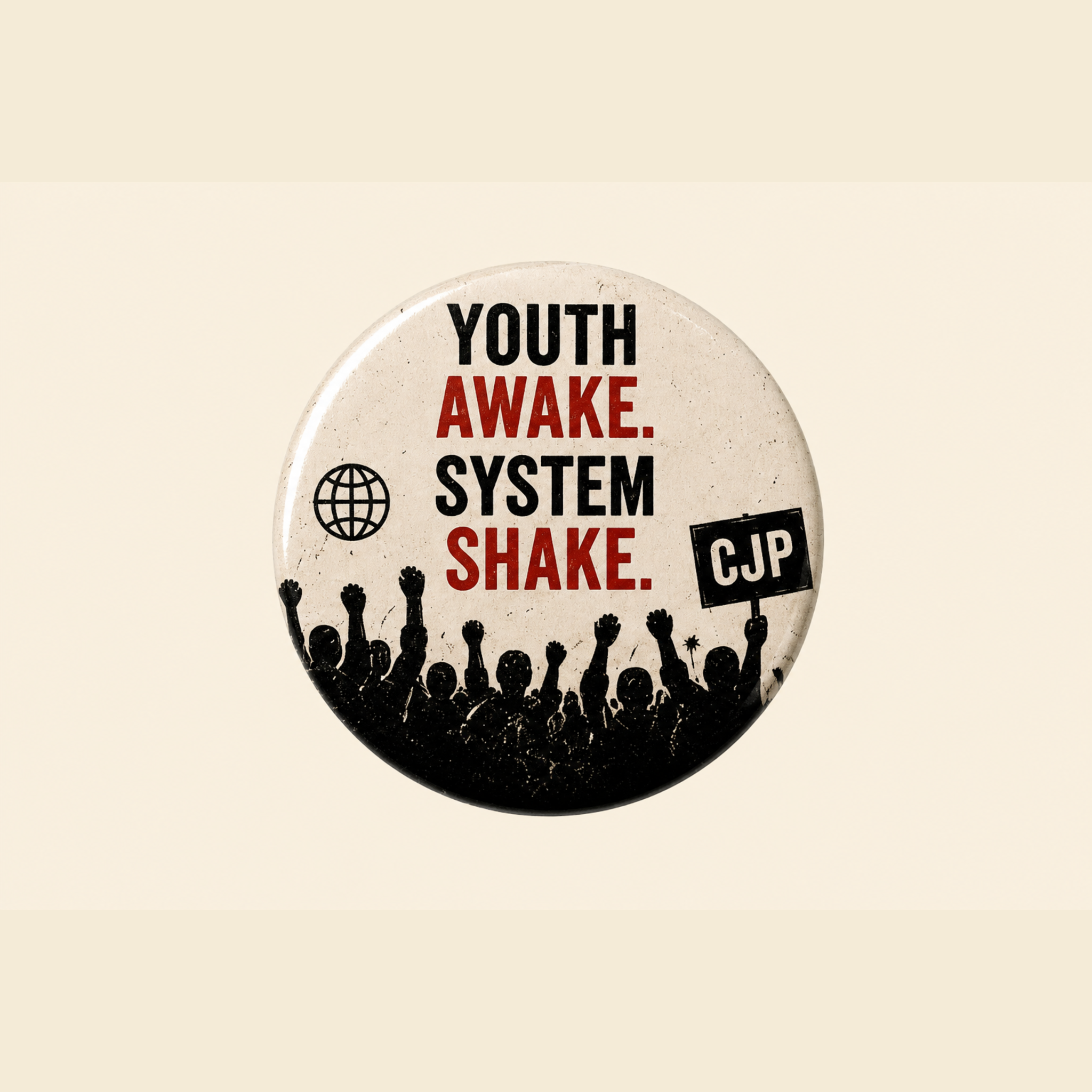 Youth Awake — System Shake Pin Badge