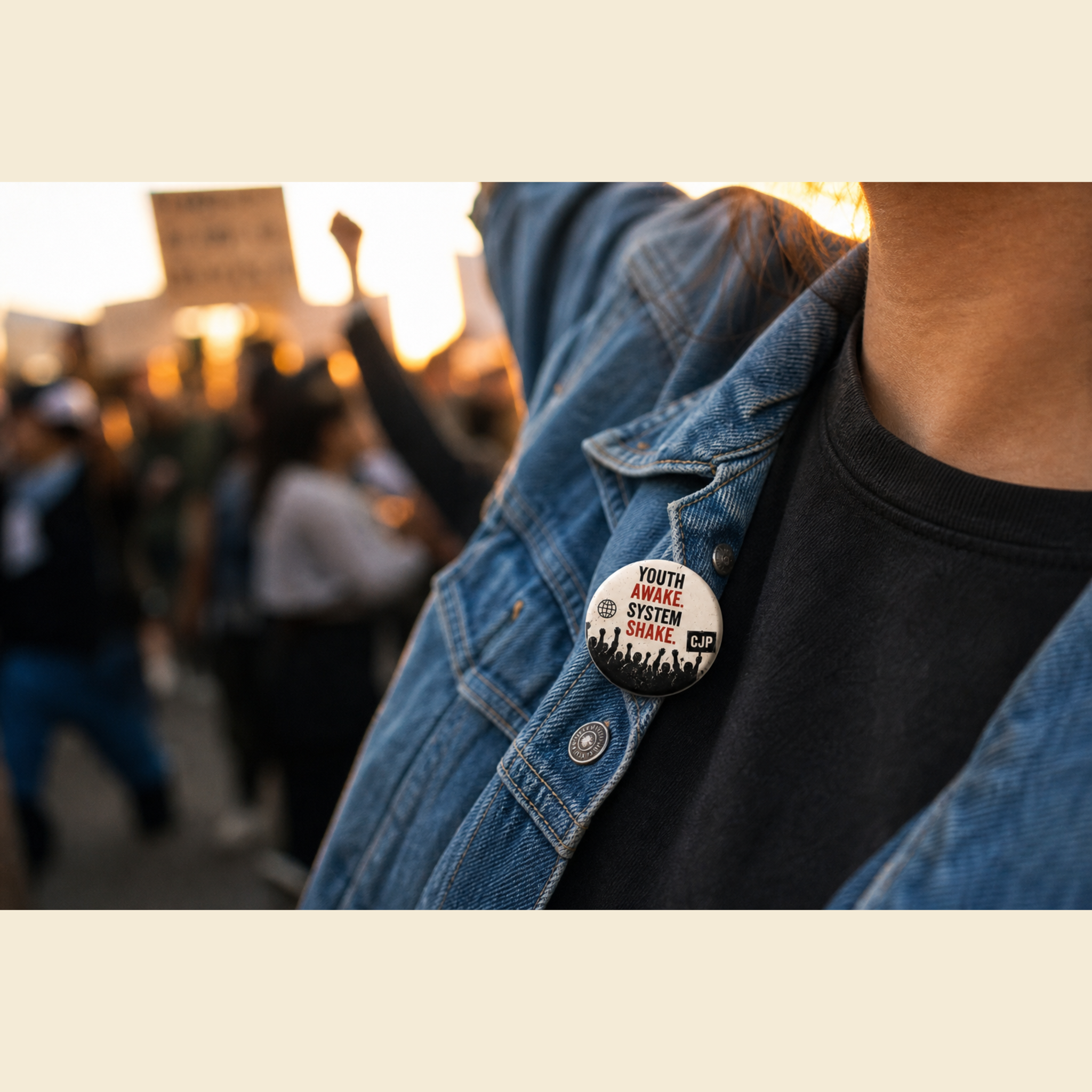 Youth Awake — System Shake Pin Badge