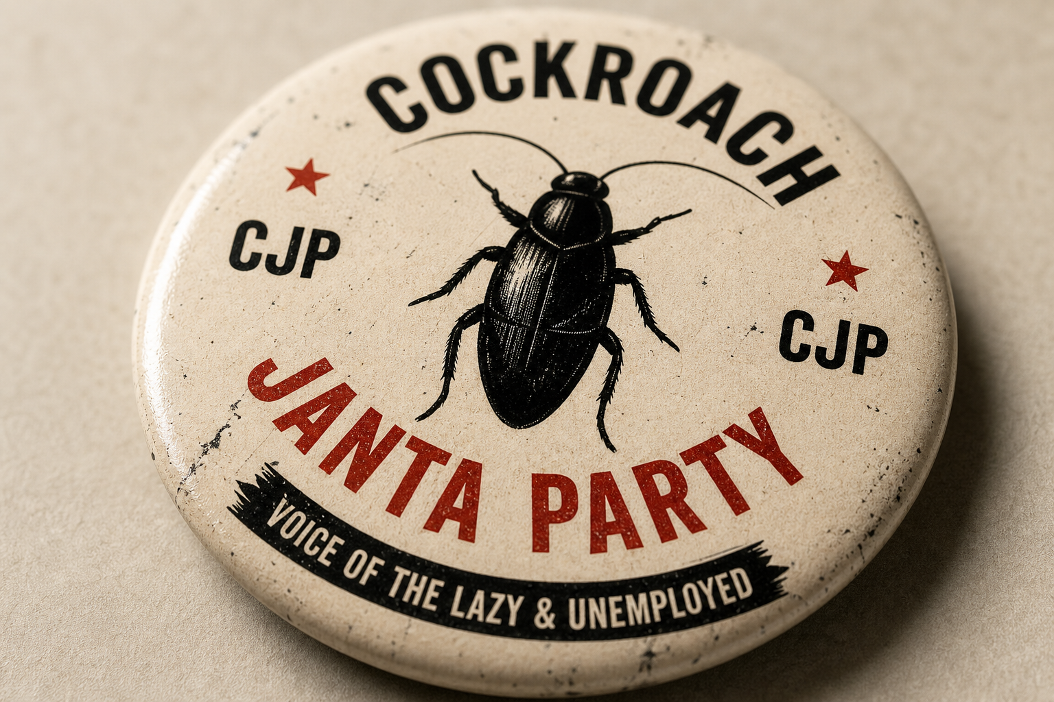 Voice of the Lazy Pin Badge